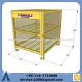 Powder coating metal mesh pallet cage, gas cylinder cage, cylinder pallet